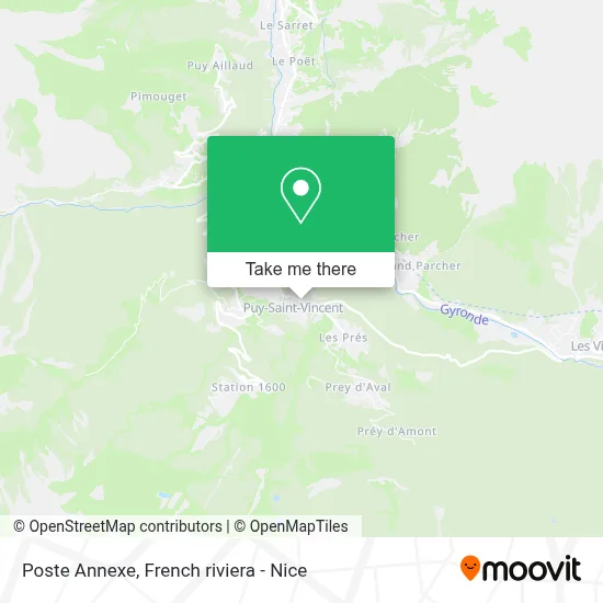Poste Annexe map