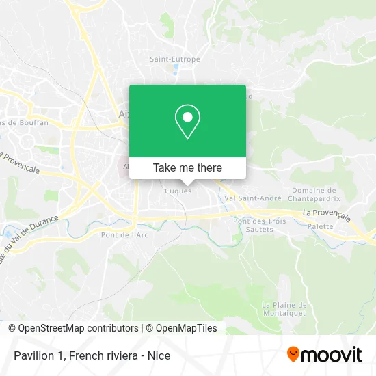 Pavillon 1 map