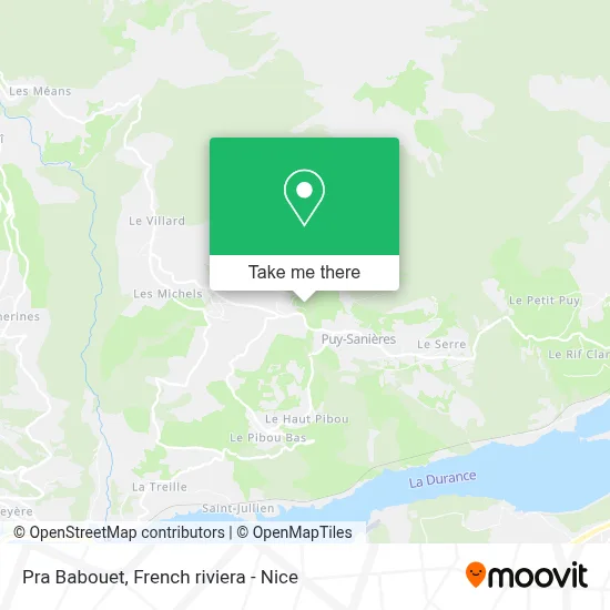 Pra Babouet map