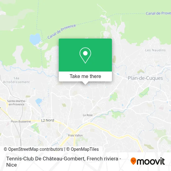 Tennis-Club De Château-Gombert map