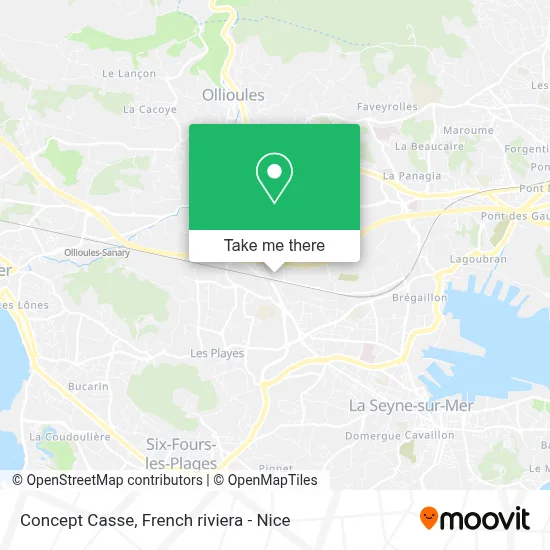 Concept Casse map