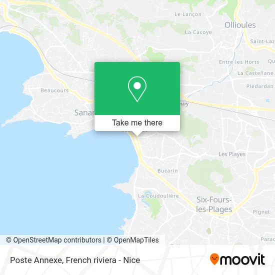 Poste Annexe map