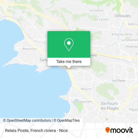 Relais Poste map