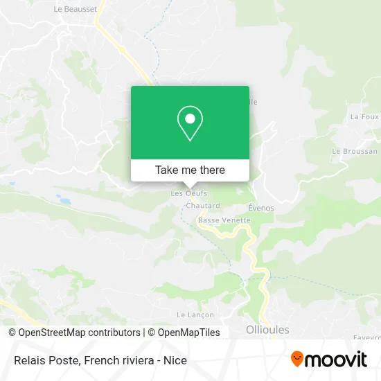 Relais Poste map