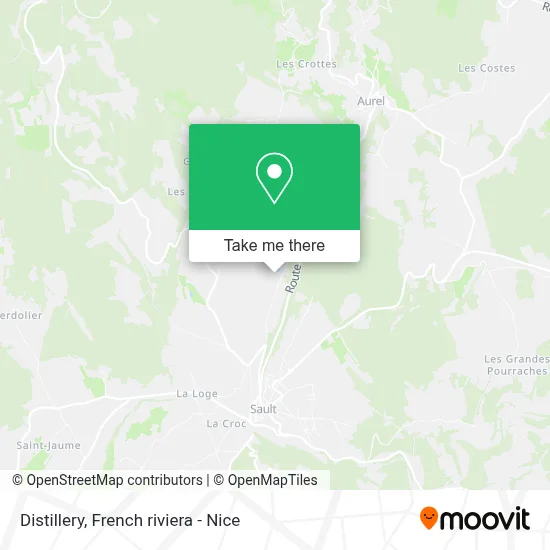 Distillerie map