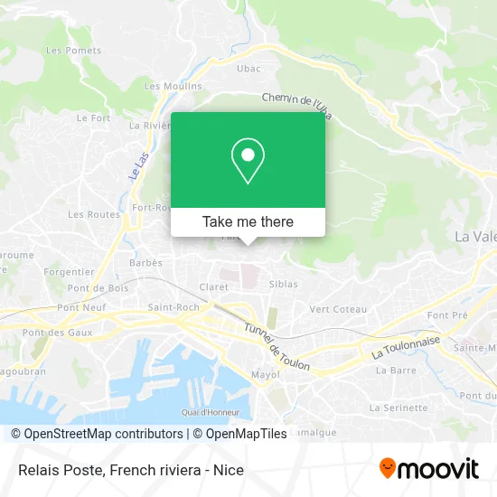 Relais Poste map