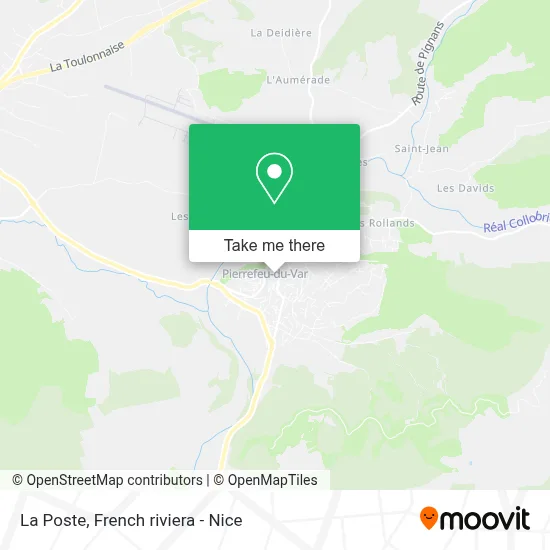 La Poste map