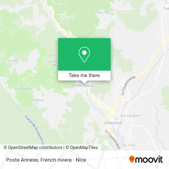 Poste Annexe map