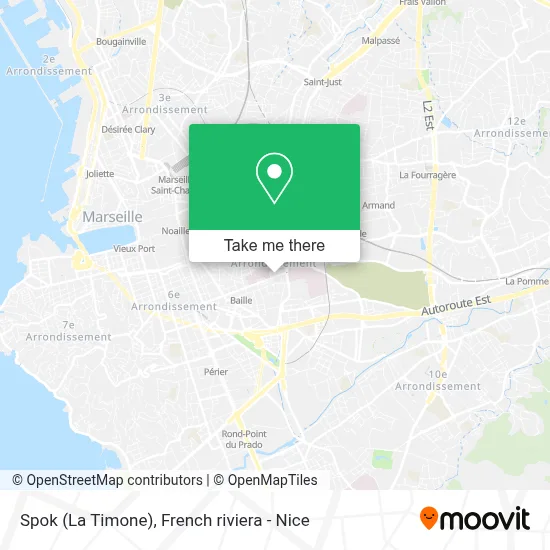 Spok (La Timone) map