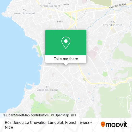 Résidence Le Chevalier Lancelot map