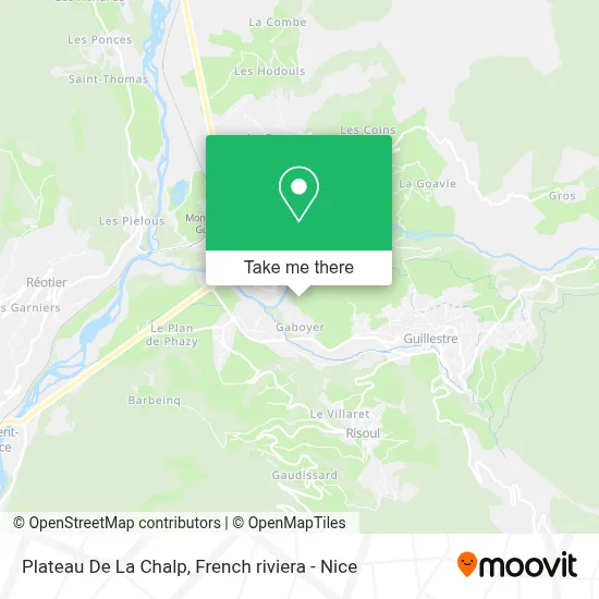 Plateau De La Chalp map
