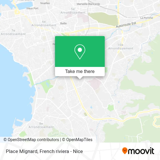 Place Mignard map