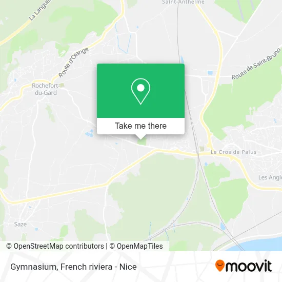 Gymnase map