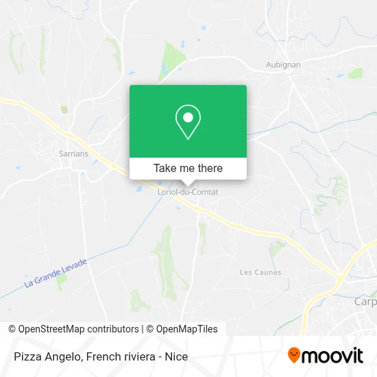 Pizza Angelo map