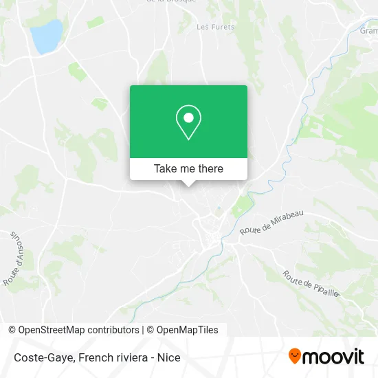 Coste-Gaye map