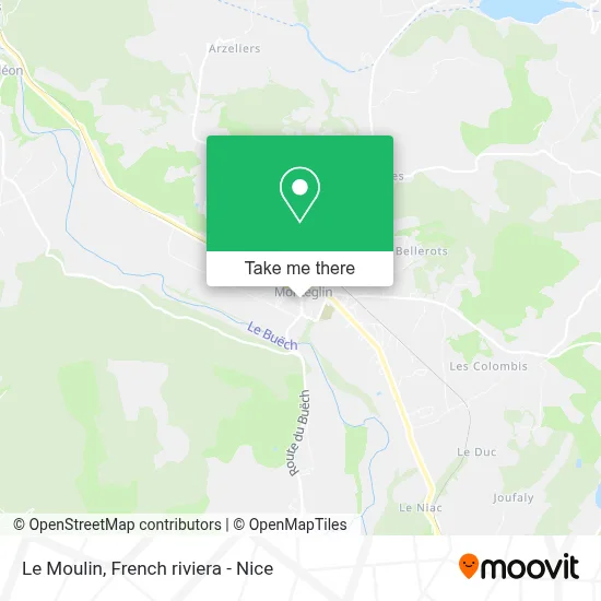 Le Moulin map