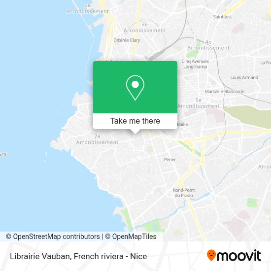 Librairie Vauban map
