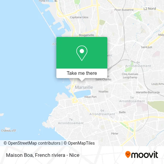 Maison Boa map
