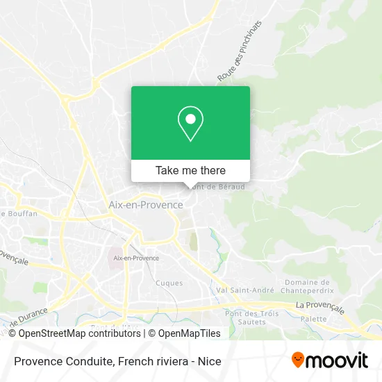 Provence Conduite map