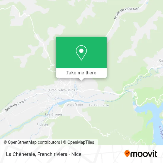 La Chêneraie map