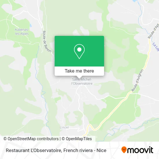 Restaurant L'Observatoire map