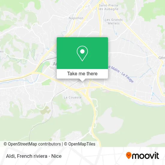 Aldi map