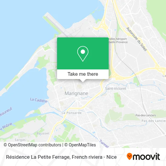 Résidence La Petite Ferrage map