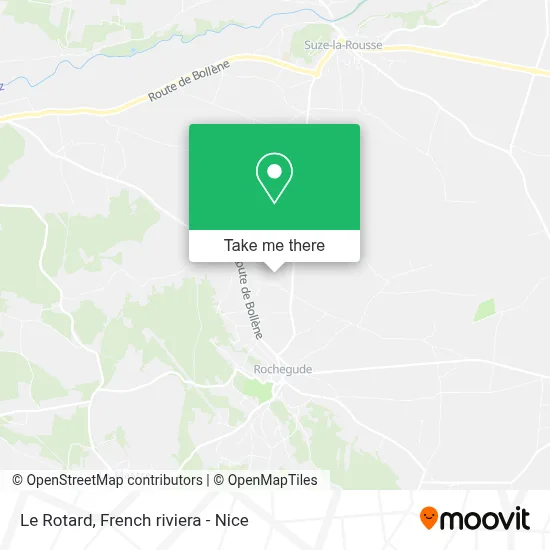 Le Rotard map