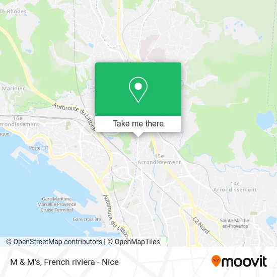 M & M's map
