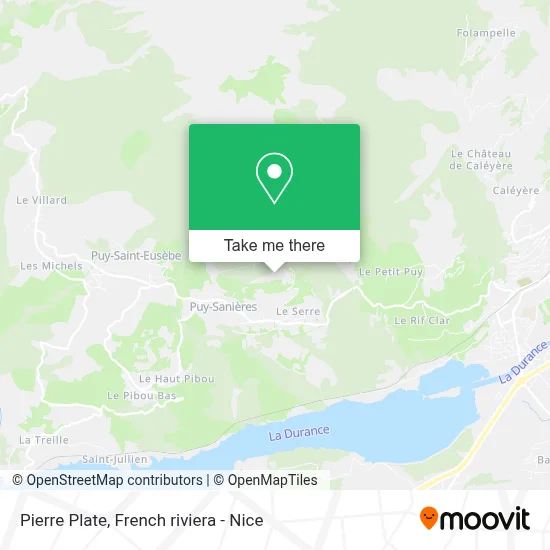 Pierre Plate map