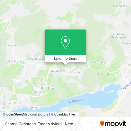 Champ Constans map