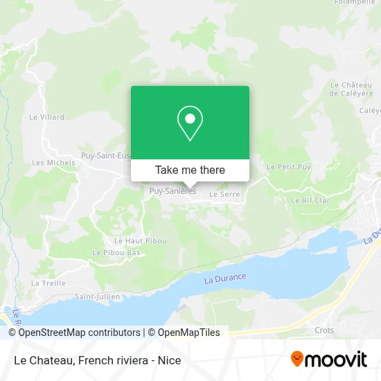 Mapa Le Chateau