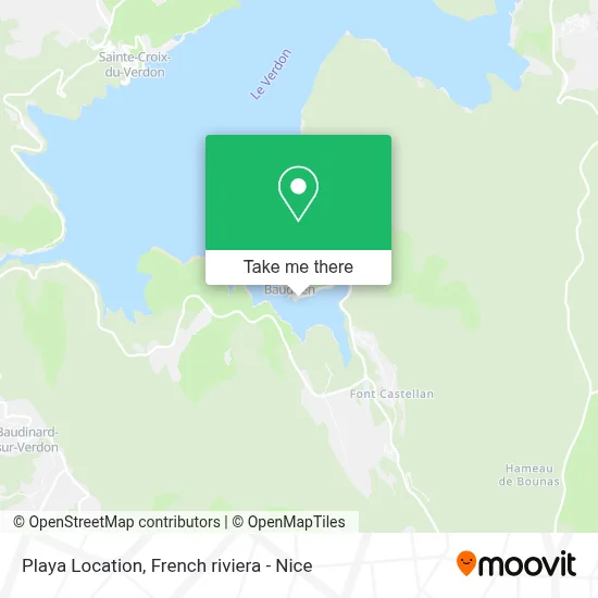 Playa Location map