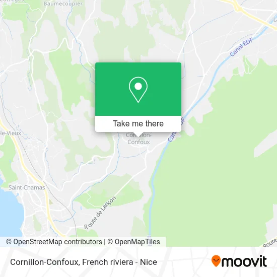 Cornillon-Confoux map