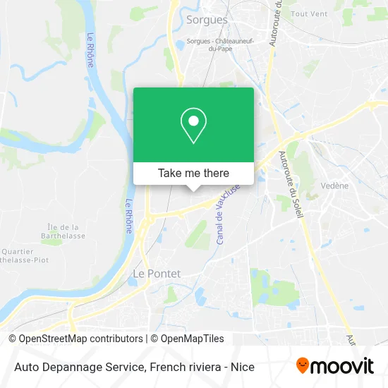 Auto Depannage Service map