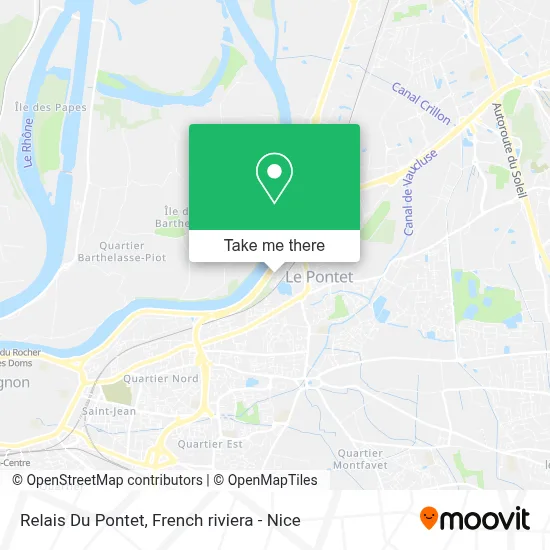 Relais Du Pontet map