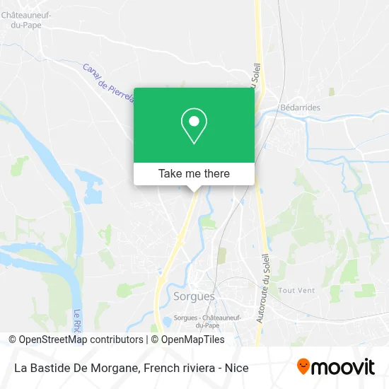 La Bastide De Morgane map