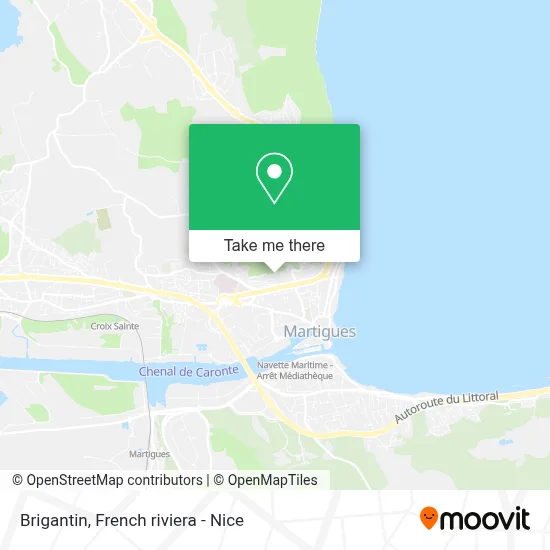 Brigantin map