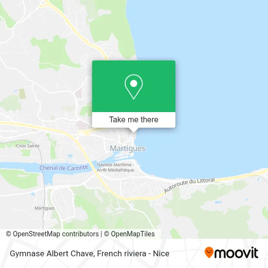 Gymnase Albert Chave map
