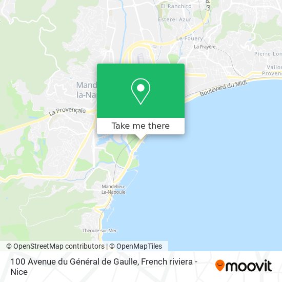 100 Avenue du Général de Gaulle map