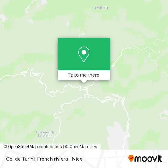 Col de Turini map