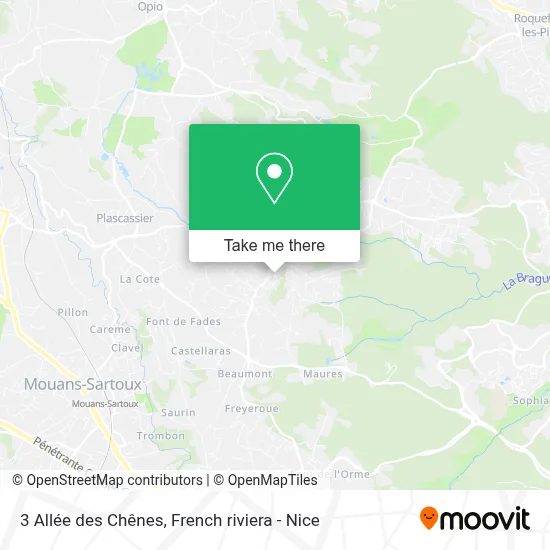 3 Allée des Chênes map