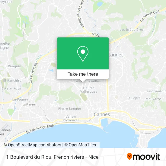 1 Boulevard du Riou map