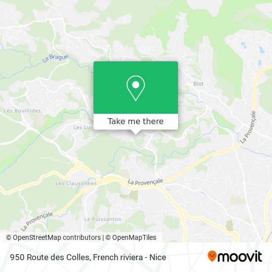 950 Route des Colles map