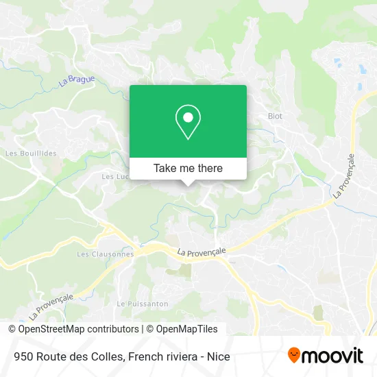 950 Route des Colles map
