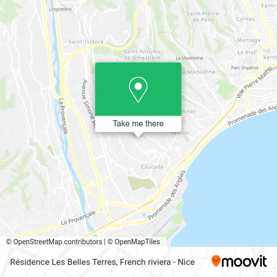 Résidence Les Belles Terres map