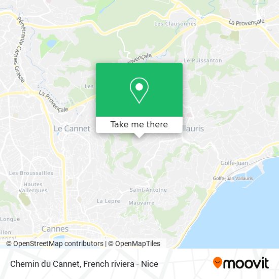 Chemin du Cannet map