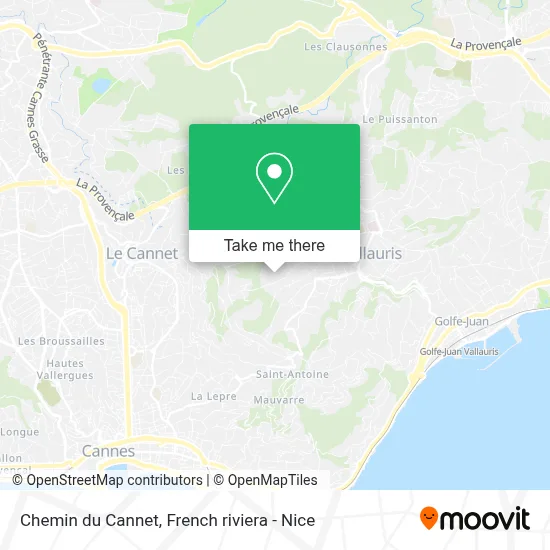 Chemin du Cannet map