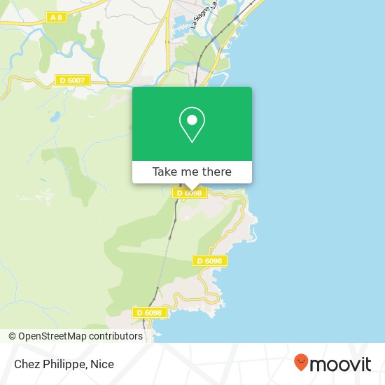 Mapa Chez Philippe