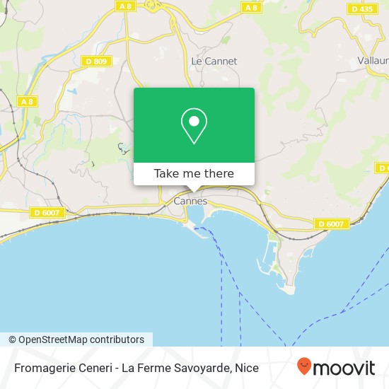 Fromagerie Ceneri - La Ferme Savoyarde map